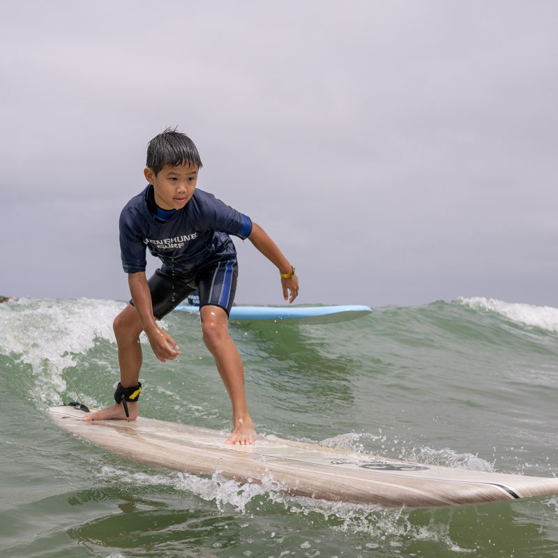 Surfing La Jolla